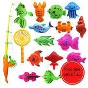 Puzzle Baby Kinder Angelspiel zeug Pool Set magnetisch