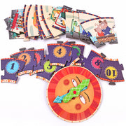 Milu Children's Educational Toys Big Block Paper Digital Clock