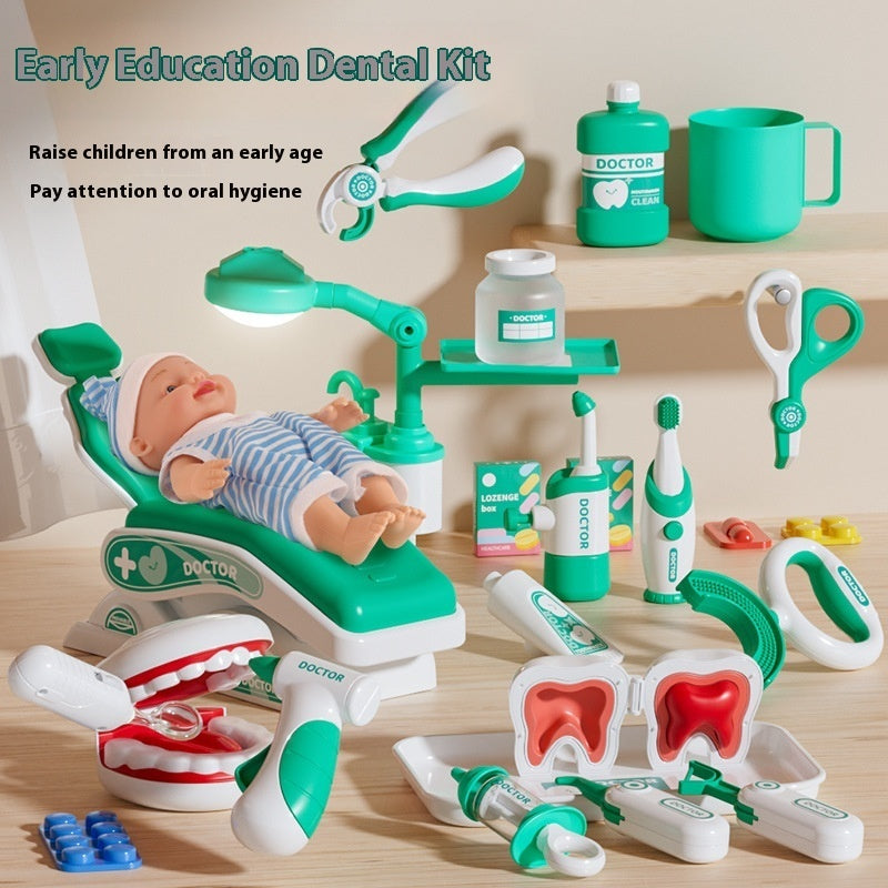 Ärztetoys Set Medizinisches Kinder Spielzeug Haus Baby Werkzeuge