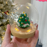 Weihnachts serie kleine Partikel montage Bausteine Spielzeug Puzzle Ornamente