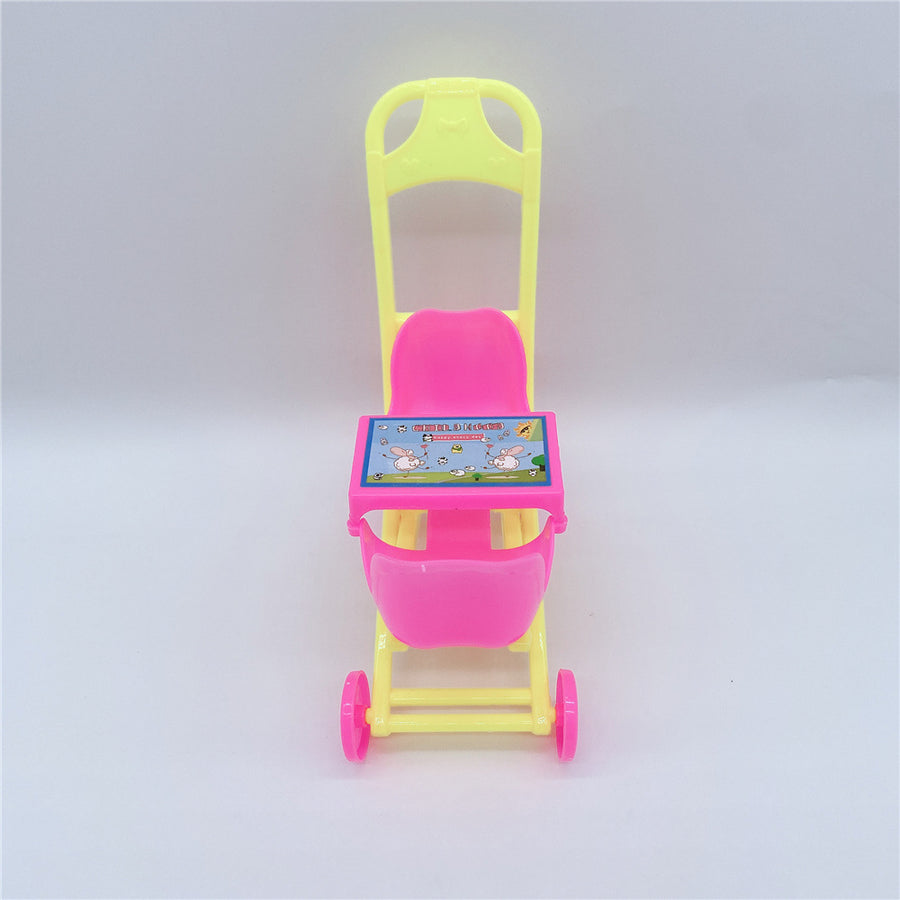Simulation Doppelkinderwagen Dekoration Spielzeug Zubehör