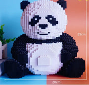 Riesen Panda Partikel Baustein In Serie Bildungs Montiert Spielzeug