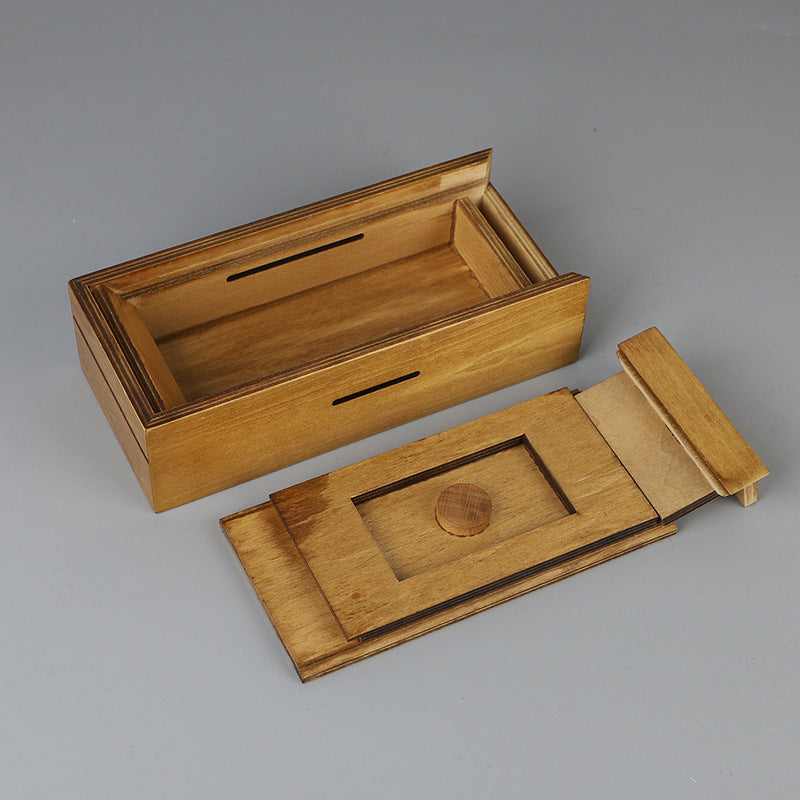 Hölzernes pädagogisches Spielzeug kleine Geschenk orgel box