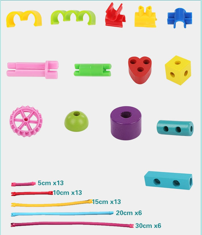 Kindergarten Lehr spielzeug Umweltschutz Creative Magic Stick Puzzle