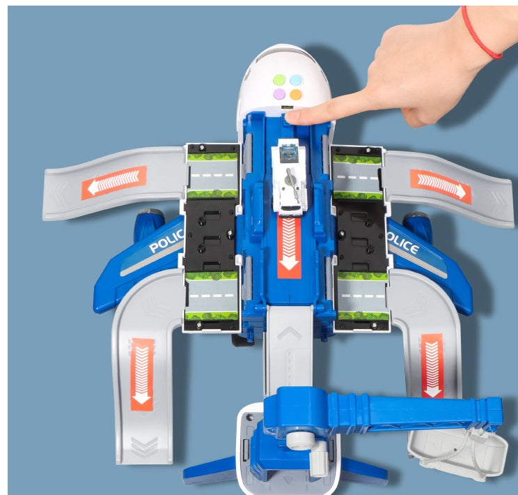 mytooy Flughafen Spielset mit Fahrzeugen und Zubehör