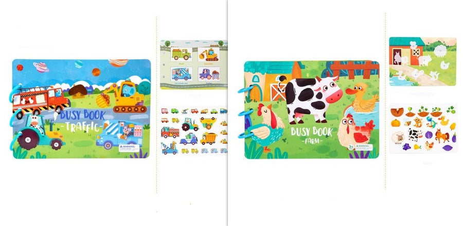 Kinder geschäftige Buch pädagogisches Spielzeug Wiederholte Paste Mein Shop