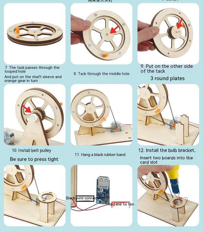 Wissenschaft liches Experiment tragbares Stromer zeuger spielzeug