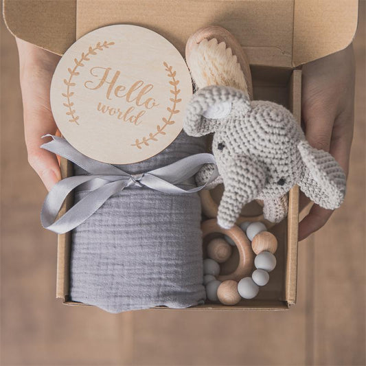 Baby Geschenk Box Set Bad Handtuch Spielzeug