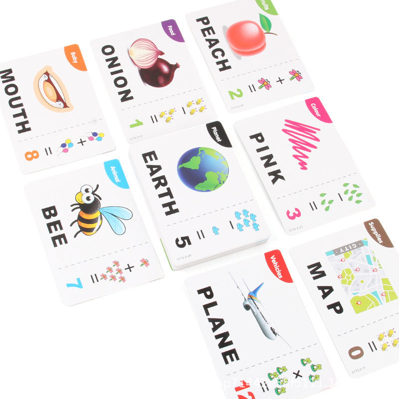 Alphabet Desktop-Spiel Lern zahlen Matching Early Education Spielzeug
