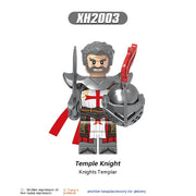 Medieval Series Battle Priest Imperial Knight Kinder zusammen gebaut Bausteine Spielzeug