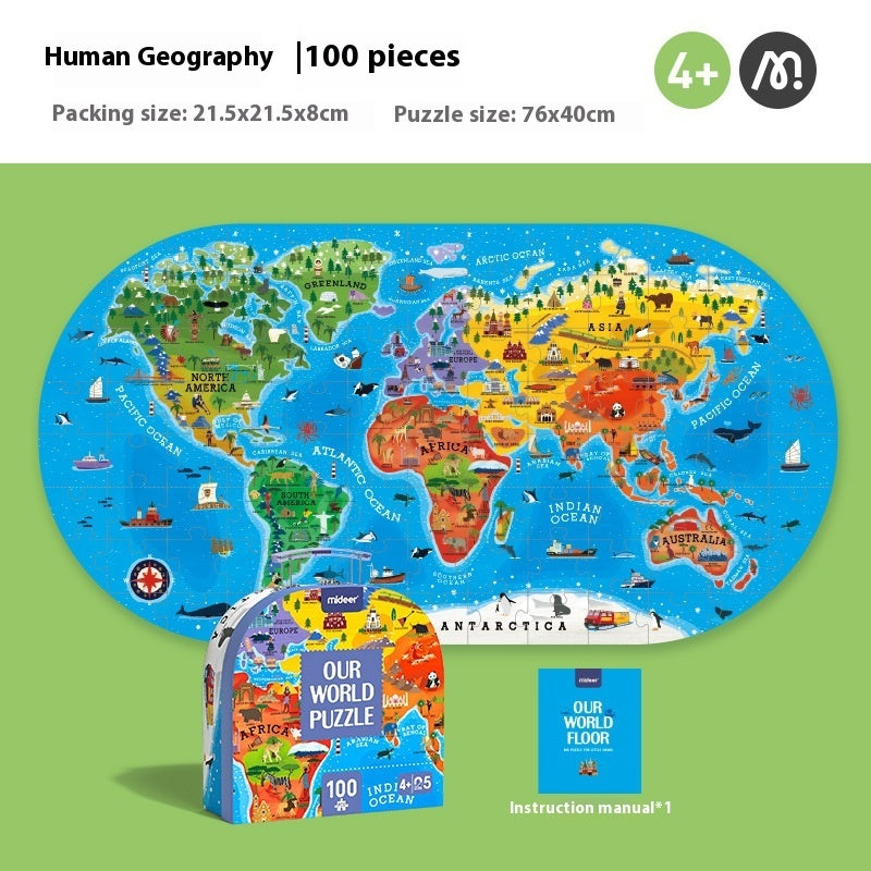 Flugzeug-Tier-Puzzle Kinder-Puzzle Papier-Spielzeug