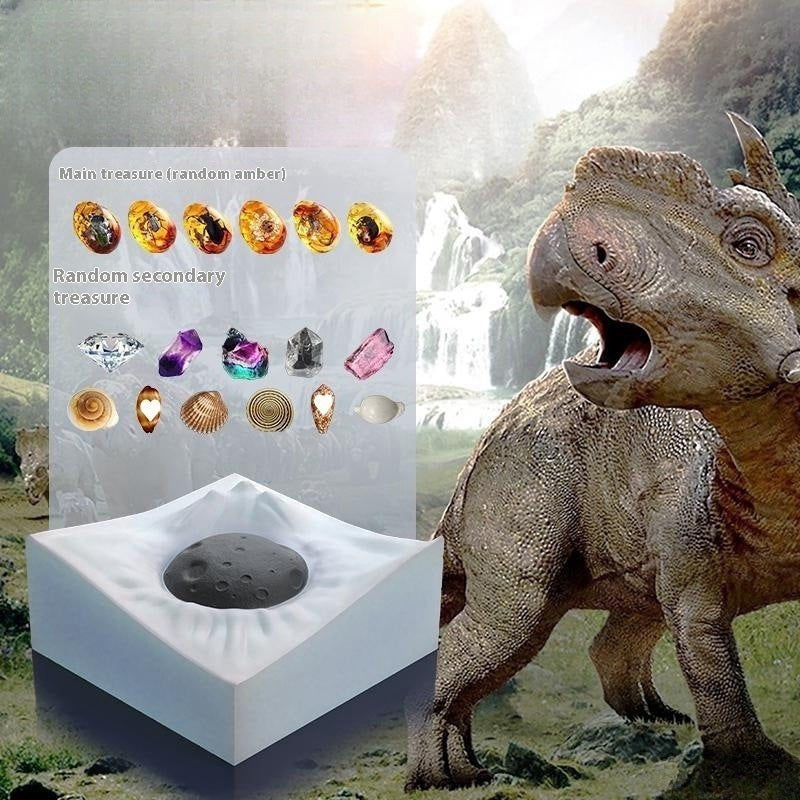 "Bernstein Seifen-Schlamm-Grabblindbox Archäologische Spielzeuge Kinder Entspannung Hand Büro"