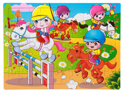 80PCS holz pädagogisches spielzeug bildungs entwicklung baby kinder ausbildung spielzeug kinder tier puzzle
