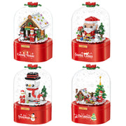 Kinderspielzeug Weihnachtsmann Zuckerstangenhaus Musikdose