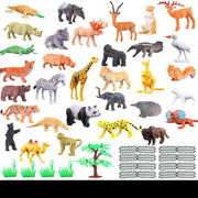 Simulation von Wildtieren, Meeresbewohnern und Insektenmodellspielzeugen