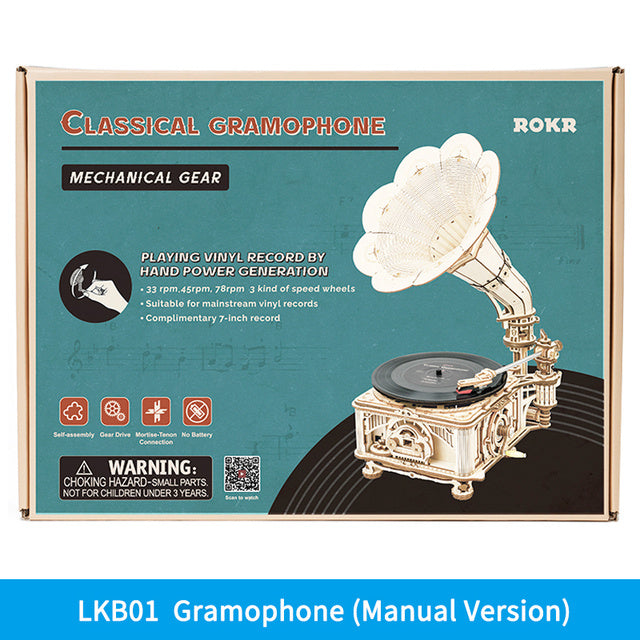 mytooy Holzpuzzle Grammophon