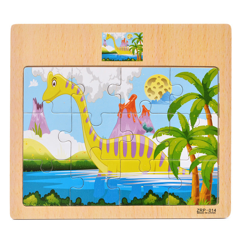 mytooy Holzpuzzle 12-teilig