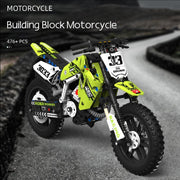 Bausteine Motorrad Modell kinder Pädagogisches Montage Spielzeug