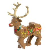 "Tierisches Rehkitz Weihnachtsmann-Szenen-Zubehör Kleine Bausteinspielzeuge"