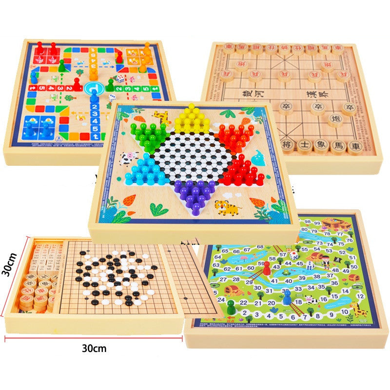 mytooy Holz-Brettspiel Sammlung