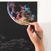 Raum Planeten Astronaut Kratz Malerei Spielzeug