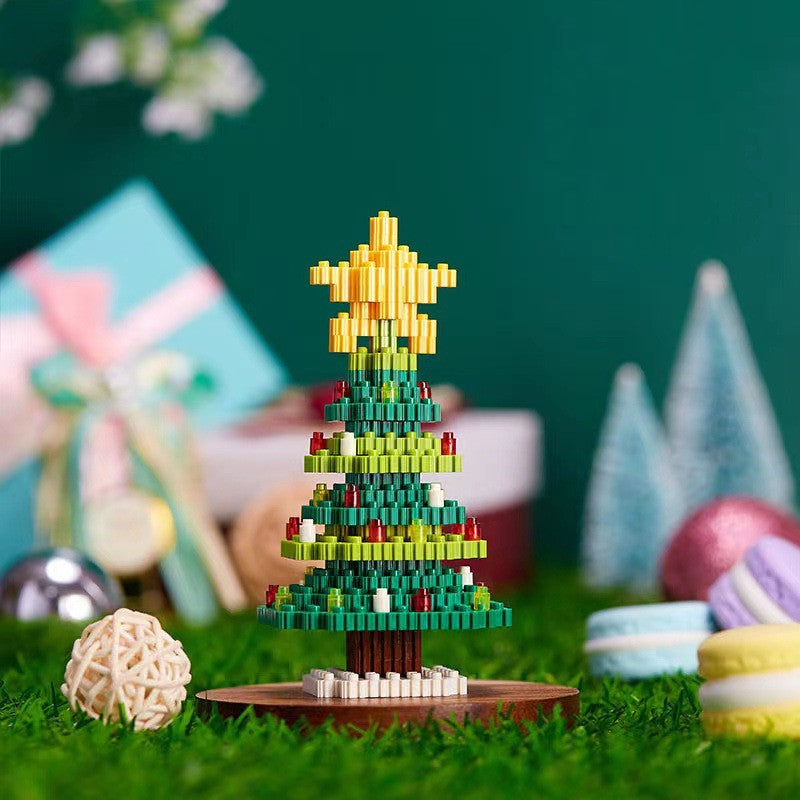 Weihnachtsbaum-Rentier-Eismann-Kleinteil montage-pädagogisches Spielzeug