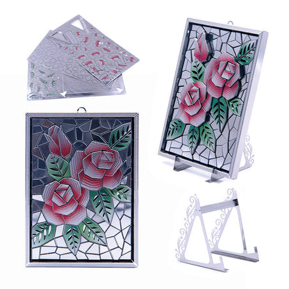 Über Die Rose Drachen Gefühl MicroworldDIY Kreative Geschenk Spielzeug Metall Puzzle Spielzeug