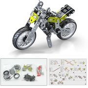 Metall Bausteine Motorrad Modell Montage Spielzeug Jungen Erwachsene High Schwierigkeit