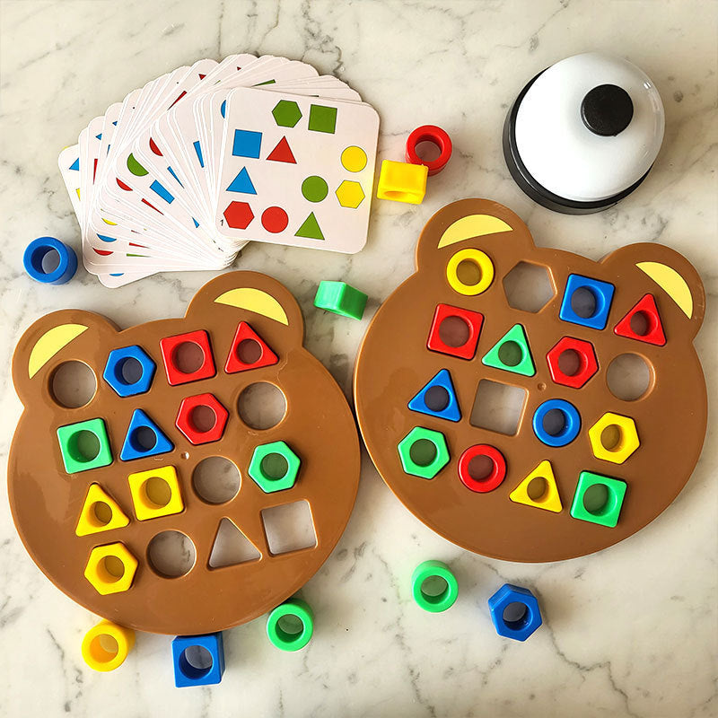 „Kinder Geometrische Form Zuordnungs Desktop Lernspielzeug“