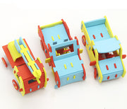 Kinder DIY-Bastelset zum Zusammenbauen von Autos und Flugzeugen – Materialpaket – Lernspielzeug