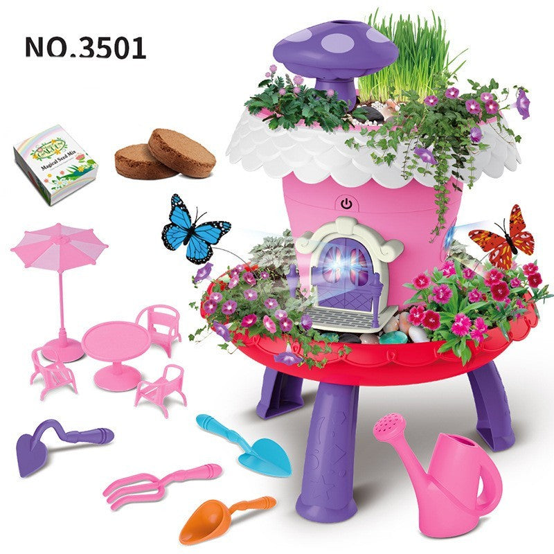 Kinder-Puzzle-Spielzeug zum Blumenpflanzen mit Geräuschen