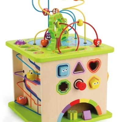 Glückliche Farm Spiel Box Perlen-Bereihung Spielzeug Schatztruhe Komplex Perlen Baby große Baby Kinder Pädagogisches Spielzeug