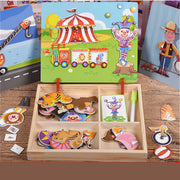 Empfehlen kinder Frühe Bildung Puzzle Magnet Buch Geistigen Spielzeug