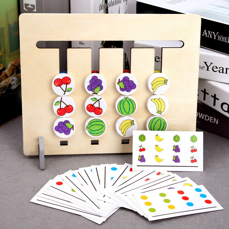 mytooy doppelseitiges Zuordnungsspiel aus Holz