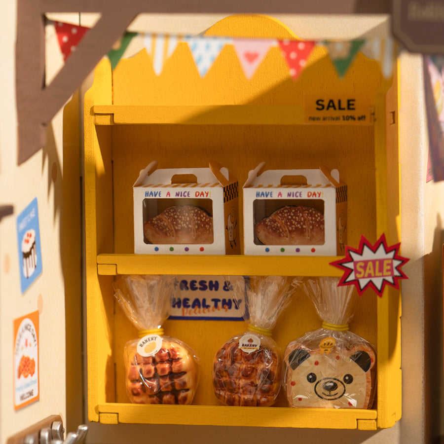 mytooy DIY Miniatur Bäckerei Bastelset