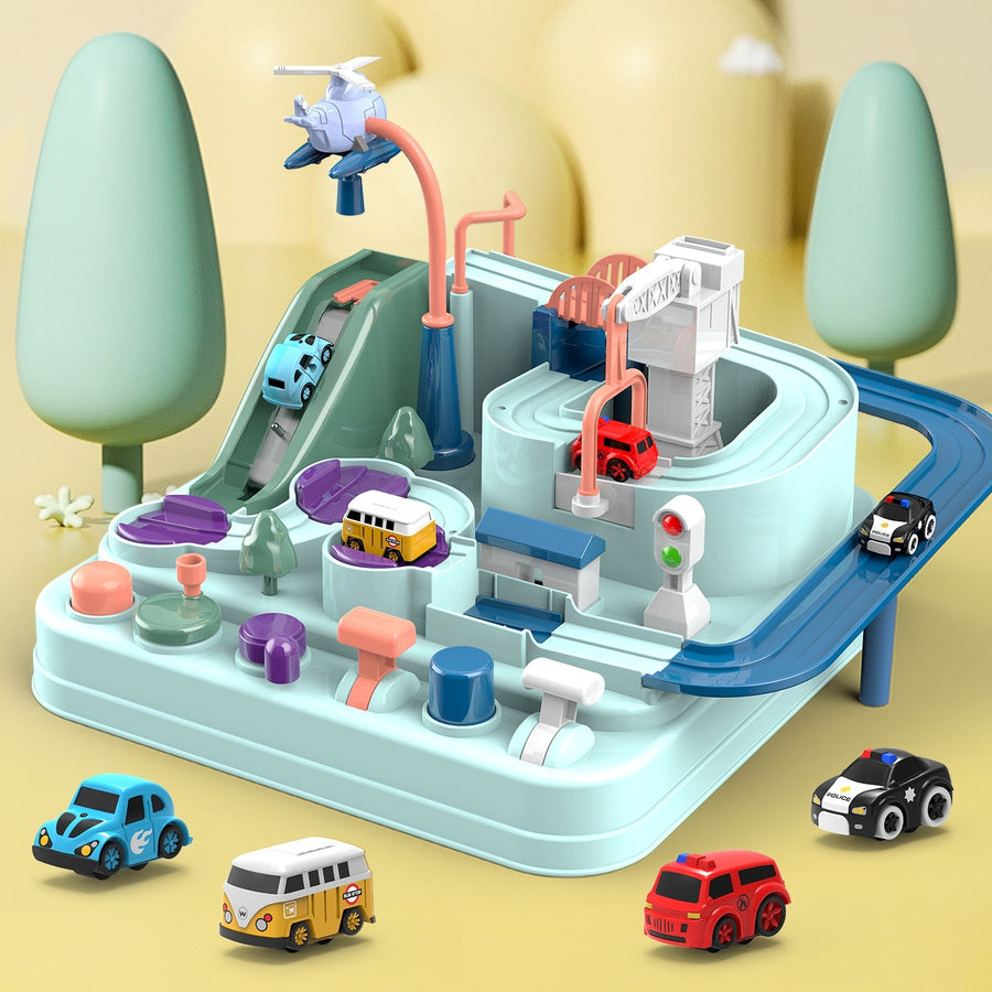 Auto Eingang Abenteuer Zug Eisenbahn Auto Kinderspiel zeug