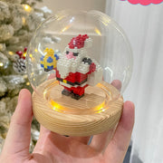 Weihnachts serie kleine Partikel montage Bausteine Spielzeug Puzzle Ornamente