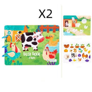 Kinder geschäftige Buch pädagogisches Spielzeug Wiederholte Paste Mein Shop