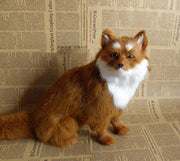 Tiere Simulation Ornament Gelb Fuchs Plüsch Spielzeug