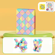 Schlange Twist Cube Stress Relief Pädagogisches Spielzeug Kinder Geschenke Magie Schlange Herrscher Puzzle Klapp Pädagogische