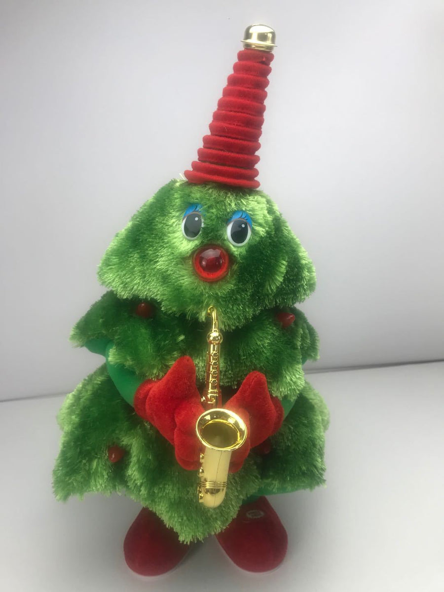 Elektrisches Plüsch tier Weihnachts baum kann elektrisches Spielzeug Singen und Tanzen