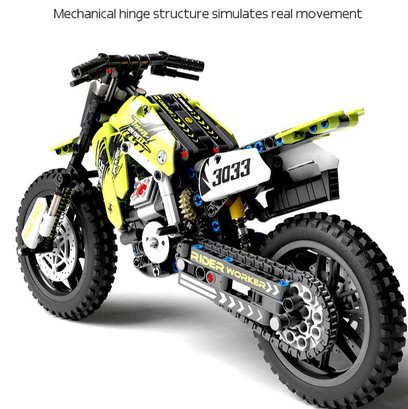 Bausteine Motorrad Modell kinder Pädagogisches Montage Spielzeug