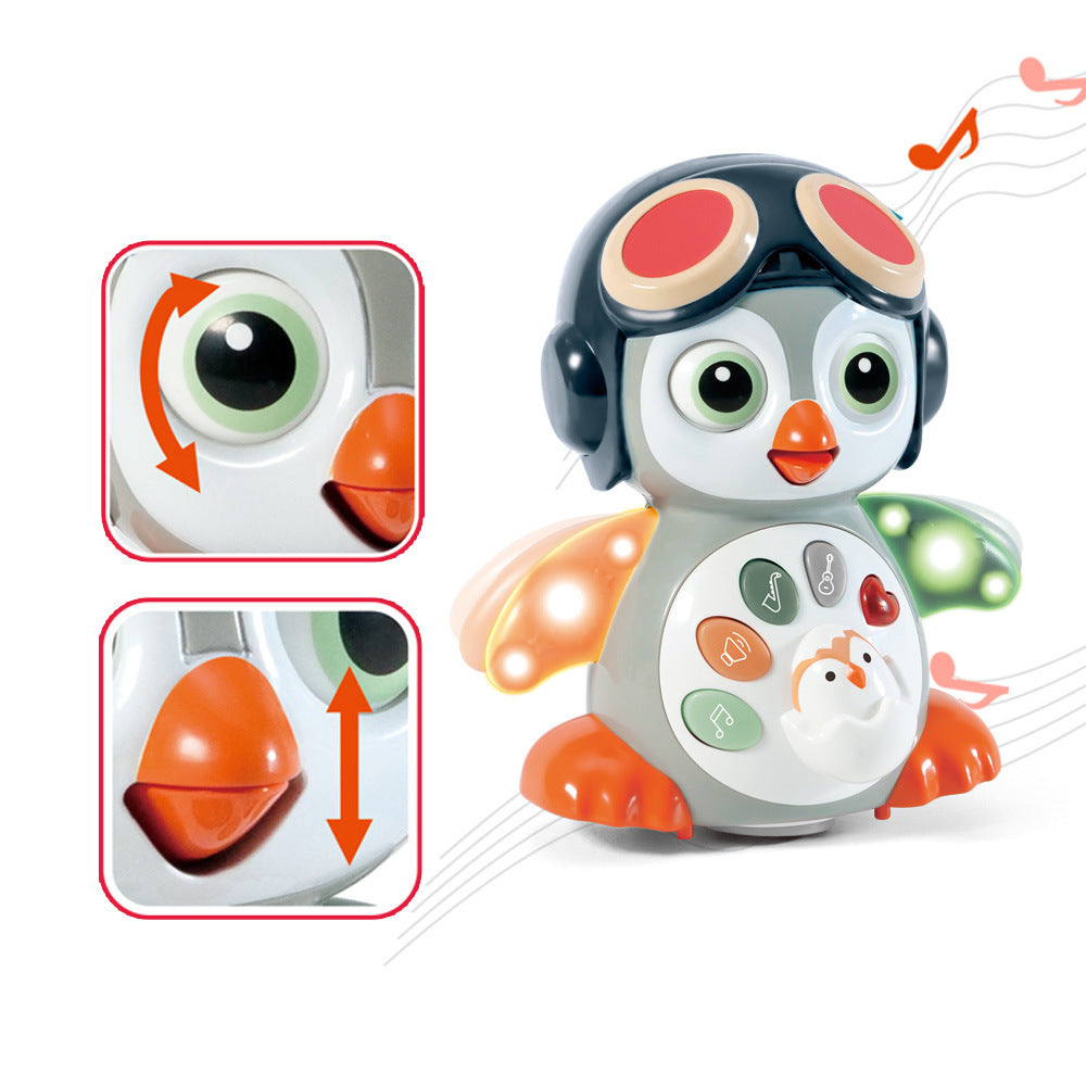 Elektrische Universal Light Musik Swing Tanzender Pinguin