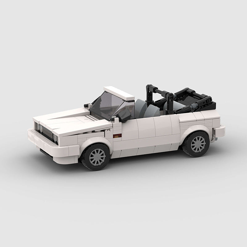 "Small Particle MK1 Cabriolet Racing MOC Zusammengebautes Bauklötze Spielzeug"
