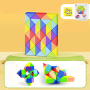 Schlange Twist Cube Stress Relief Pädagogisches Spielzeug Kinder Geschenke Magie Schlange Herrscher Puzzle Klapp Pädagogische