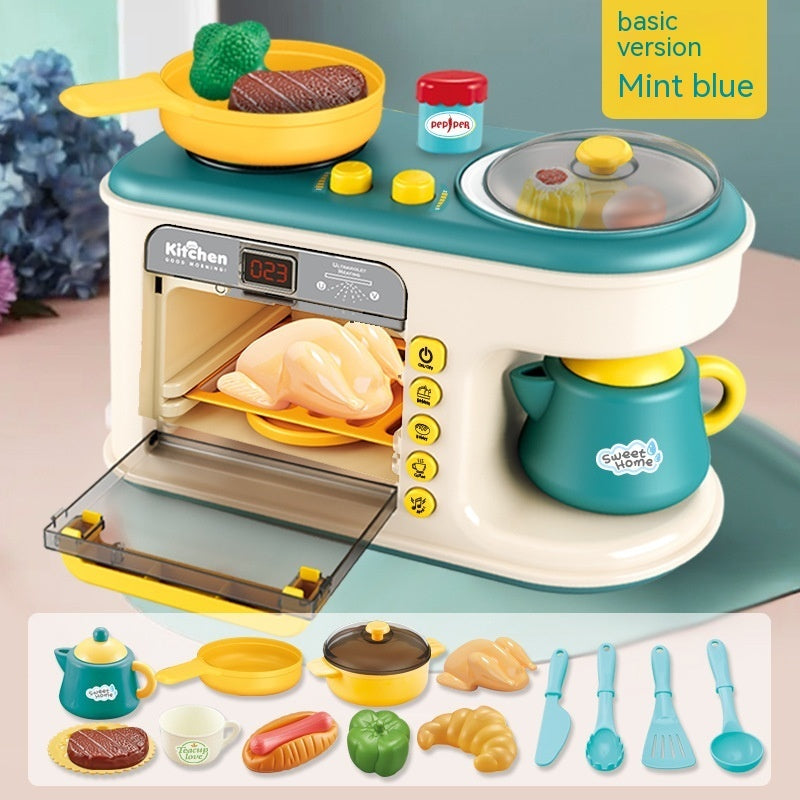 Kinderspiel haus Küchen spielzeug Simulation Küchengeräte Frühstücks maschine Spielzeug