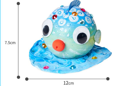 Bubble Fish Kinder Spielzeug Selbstgemacht DIY Materialpaket