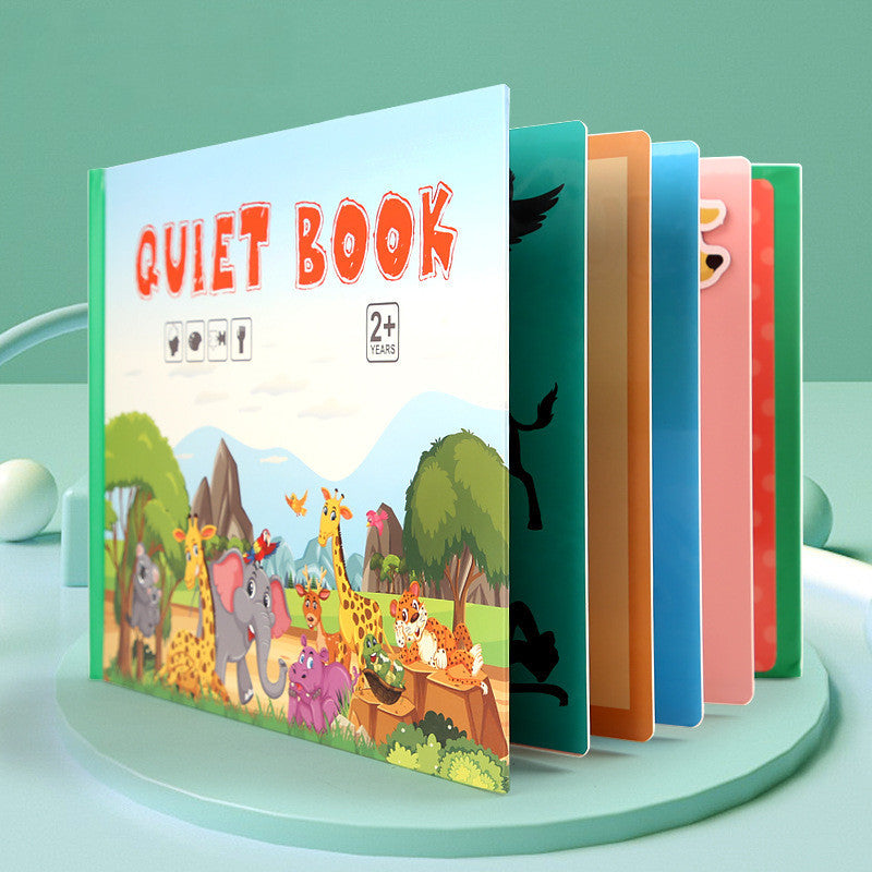Kinder Pädagogisches Spielzeug Wiederholt Klebte Bücher Zu Lesen