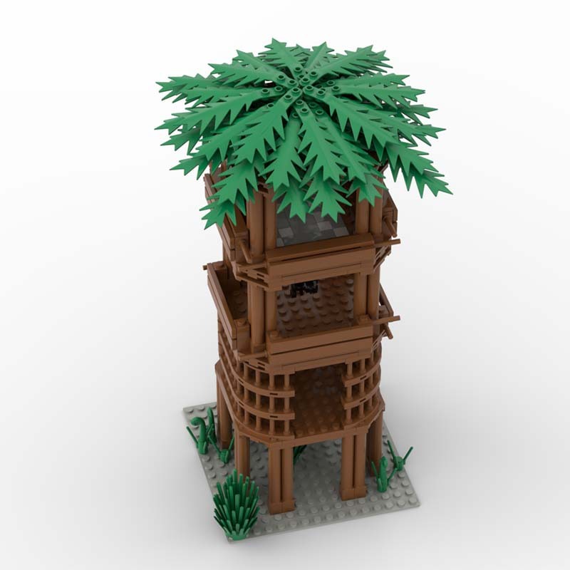 Kleine Partikel Bausteine kinder Spielzeug Montage Kleine Holz Turm