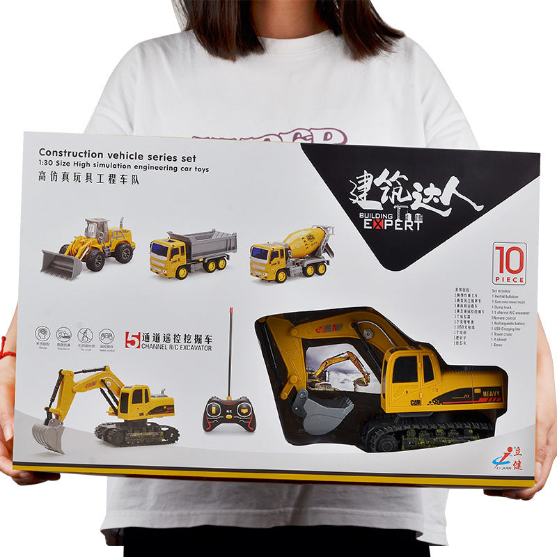 Ladegerät für Excavator-Fernbedienung, Bulldozer-Elektrospielzeug